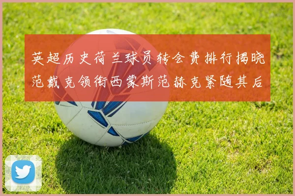 英超历史荷兰球员转会费排行揭晓范戴克领衔西蒙斯范赫克紧随其后